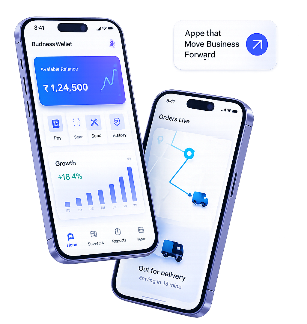 Mobile app development showcase